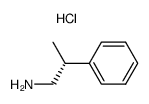 (R)-β-甲基苯乙胺盐酸盐 结构式