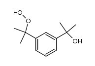 3-(2-羟基-2-丙基)-1-(2-氢过氧基-2-丙基)苯 结构式