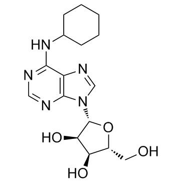 N6-环己基腺苷 结构式