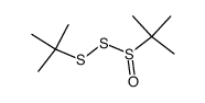 2-Propanesulfino(dithioperoxoic) acid, 2-methyl-, 1,1-dimethylethyl ester (9CI) 结构式