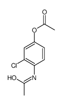 Acetamide, N-[4-(acetyloxy)-2-chlorophenyl]- 结构式