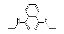 N,N'-二乙基邻苯二甲酰胺 结构式
