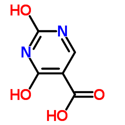 2,4-二羟基嘧啶-5-羧酸 结构式