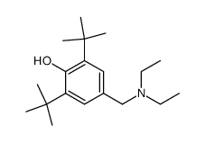 2,6-二叔丁基-4-(二乙氨基甲基)苯酚 结构式