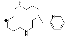 1-(吡啶-2-基甲基)-1,4,8,11-四氮杂环十四烷 结构式