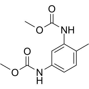 4-甲基苯-1,3-二氨基甲酸二甲酯 结构式