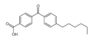 4-(4-己基苯甲酰基)苯甲酸 结构式