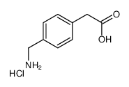 4-(氨基甲基)苯乙酸盐酸盐 结构式