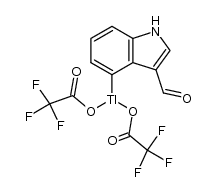 Thallium, (3-formyl-1H-indol-4-yl)bis(trifluoroacetato-O)- (9CI) 结构式