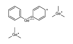 1,1,1,3,3,3-六甲基-2,2-二苯基三锗烷 结构式