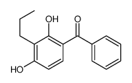 (2,4-二羟基-3-丙基苯基)苯基甲酮 结构式