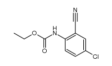 Carbamic acid, N-(4-chloro-2-cyanophenyl)-, ethyl ester 结构式