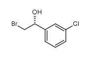 (R)-2-溴-1-(3-氯苯基)乙醇 结构式
