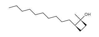 Cyclobutanol, 2-decyl-1-methyl-, cis- (9CI) 结构式
