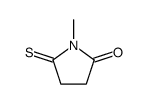 1-甲基-5-硫代吡咯烷-2-酮 结构式