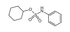 N-苯基氨基磺酸环己酯 结构式