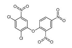 Benzene, 1,5-dichloro-2-(2,4-dinitrophenoxy)-4-nitro- 结构式