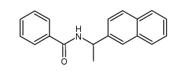 N-1-(2-萘基)乙基苯甲酰胺 结构式