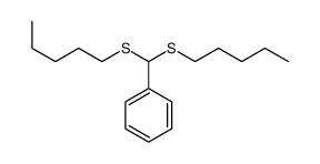 双(戊硫基)甲基苯 结构式