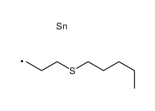 Stannane, trimethyl[3-(pentylthio)propyl]- 结构式