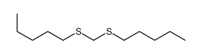 Pentane, 1,1'-[methylenebis(thio)]bis- 结构式