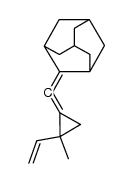 2-((2-甲基-2-乙烯基环亚丙基)亚甲基)金刚烷 结构式