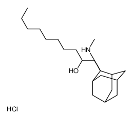1-[2-(methylamino)-2-adamantyl]decan-2-ol,hydrochloride 结构式