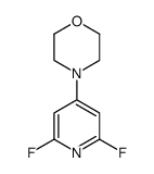 2,6-二氟-4-吗啉代吡啶 结构式