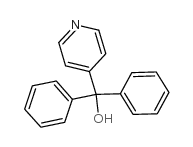 二苯基(4-吡啶基)甲醇 结构式