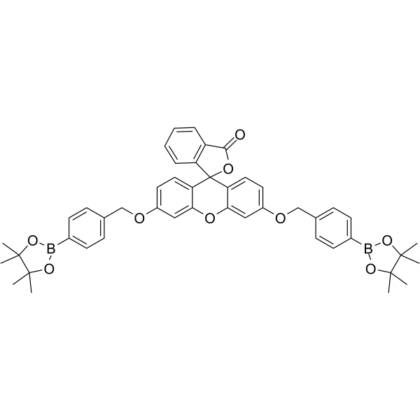 3',6'-双[4-(4,4,5,5-四甲基-1,3,2-二氧杂环戊环-2-基)氧基]-3H-[螺环(异苯并呋喃-1,9,-呫吨]-3-酮 结构式