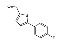 5-(4-氟苯基)噻吩-2-甲醛 结构式