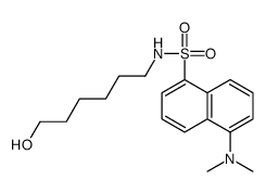 5-(二甲氨基)-N-(6-羟基己基)萘-1-磺酰胺 结构式