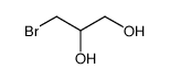 3-溴-1,2-丙二醇 结构式
