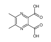 5,6-二甲基-2,3-吡嗪二羧酸 结构式