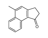 2,3-二氢-5-甲基-1H-苯并[e]茚-1-酮 结构式