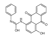 1-(4-羟基-9,10-二氧代蒽-1-基)-3-苯基脲 结构式
