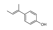 4-(1-甲基-1-丙烯-1-基)苯酚 结构式