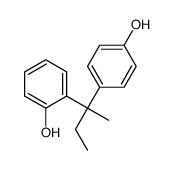 2-[2-(4-羟基苯基)丁-2-基]苯酚 结构式