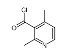 2,4-二甲基吡啶-3-甲酰氯 结构式