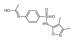 N(4)-乙酰磺胺异恶唑 结构式