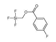 4-氟苯甲酸(三氟硅基)甲酯 结构式