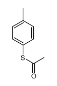 S-(4-甲基苯基)硫代乙酸酯 结构式