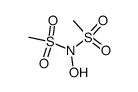 N-羟基-N-(甲磺酰基)甲磺酰胺 结构式