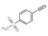 4-(甲基磺酰基)苯甲腈 结构式