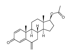 乙酰氧基依西美坦 结构式