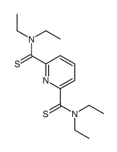 N2,N2,N6,N6-四乙基-2,6-吡啶二硫代甲酰胺 结构式