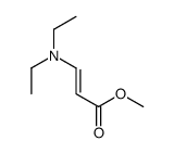(2E)-3-(二乙氨基)-2-丙烯酸甲酯 结构式