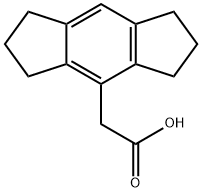 2-(1,2,3,5,6,7-六氢-s-茚-4-基)乙酸 结构式