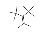 3-叔丁基-2,4,4-三甲基-2-戊烯 结构式