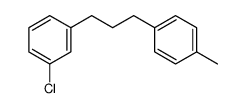 1-氯-3-(3-(对甲苯基)丙基)苯 结构式